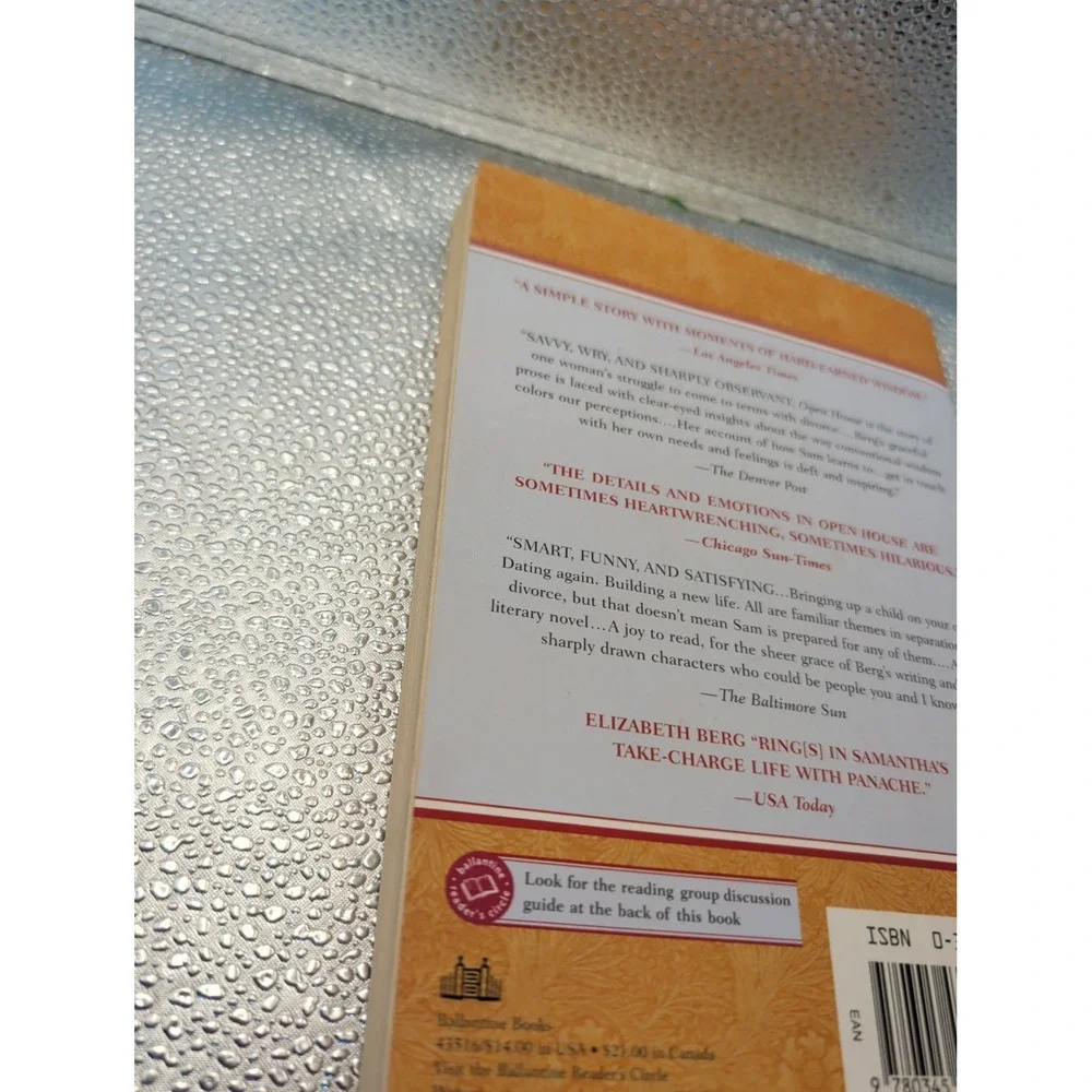 Open House : A Novel by Elizabeth Berg (2001, Trade Paperback, Reprint)